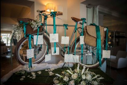 tableau componibile matrimonio in bicicletta